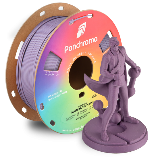 Polymaker Panchroma™ PLA Matte Muted Purple Filament Polymaker Panchroma™ PLA Matte Muted Purple Filament
