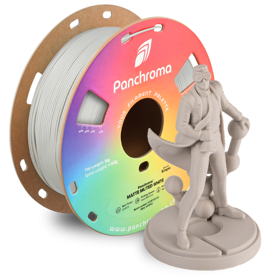 Polymaker Panchroma™ PLA Matte Muted White Filament Polymaker Panchroma™ PLA Matte Muted White Filament