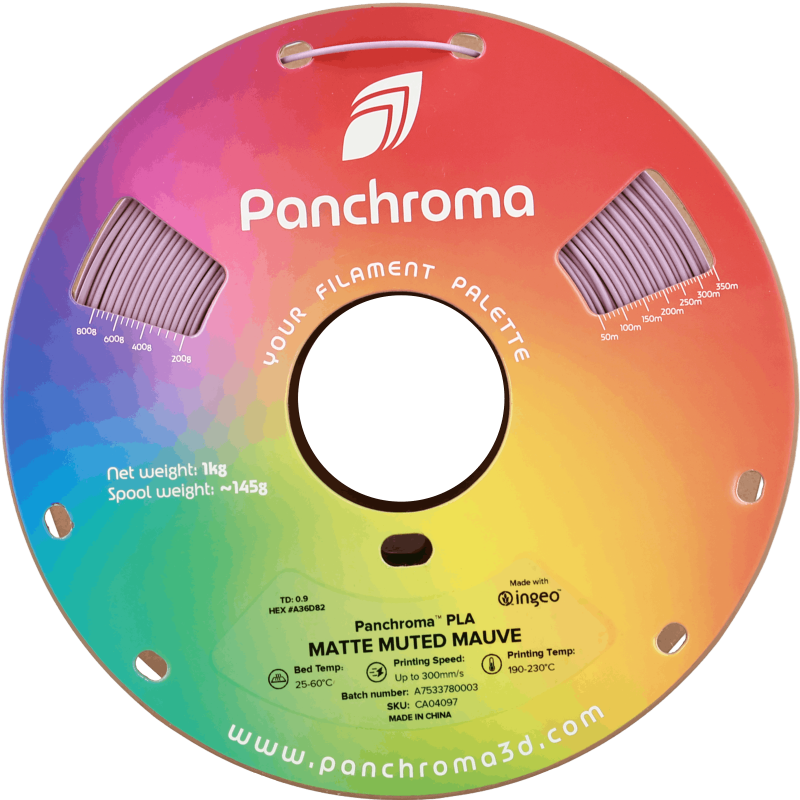 Polymaker Panchroma™ PLA Matte Muted Mauve Filament Polymaker Panchroma™ PLA Matte Muted Mauve Filament