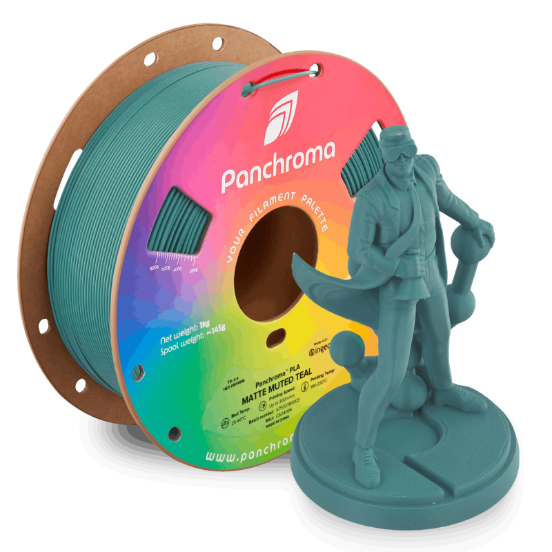 Polymaker Panchroma™ PLA Matte Muted Teal Filament