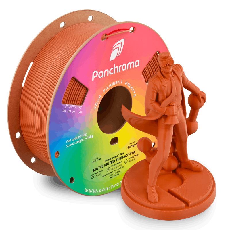 Polymaker Panchroma™ PLA Matte Muted Terracotta Filament