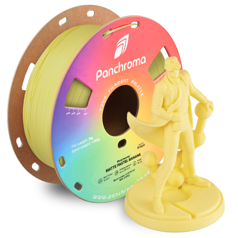 Polymaker Panchroma™ PLA Matte Pastel Banana Filament Polymaker Panchroma™ PLA Matte Pastel Banana Filament
