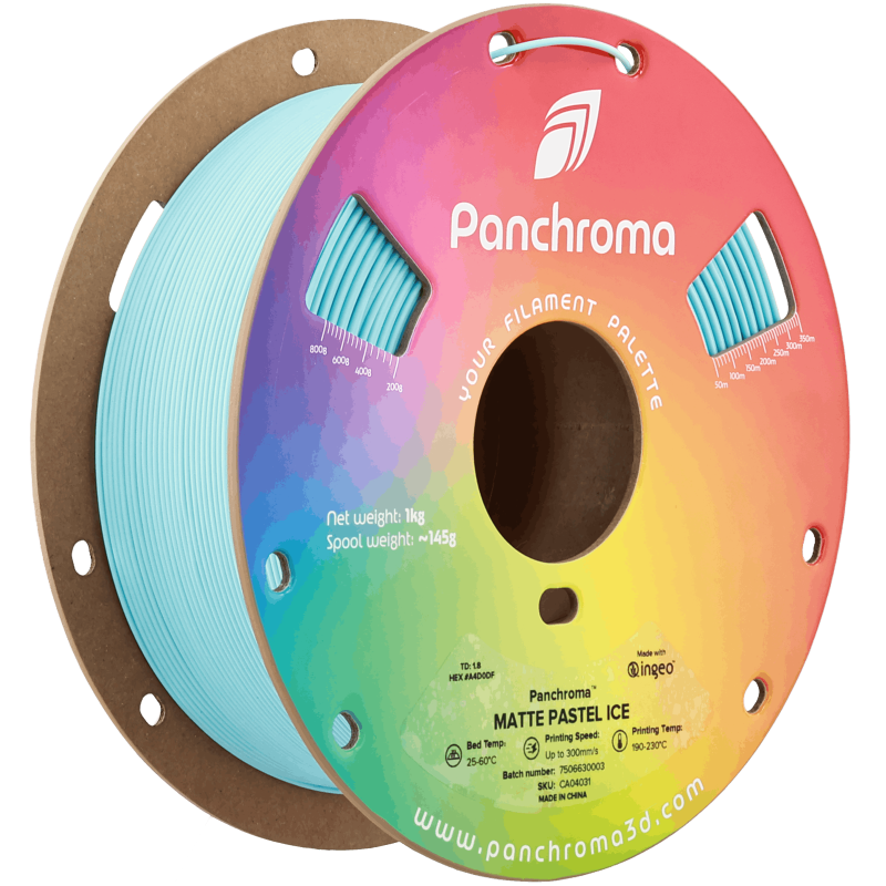 Polymaker Panchroma™ PLA Matte Pastel Ice Filament Polymaker Panchroma™ PLA Matte Pastel Ice Filament