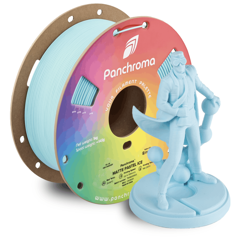 Polymaker Panchroma™ PLA Matte Pastel Ice Filament Polymaker Panchroma™ PLA Matte Pastel Ice Filament