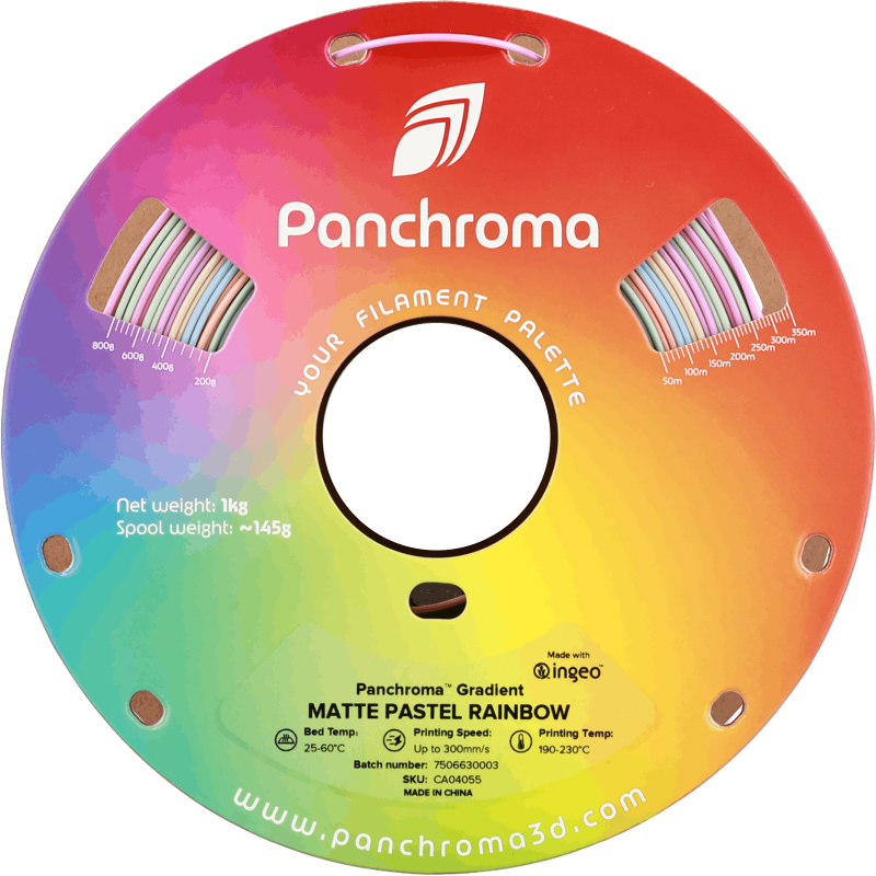 Polymaker Panchroma™ PLA Gradient Pastel Rainbow Filament
