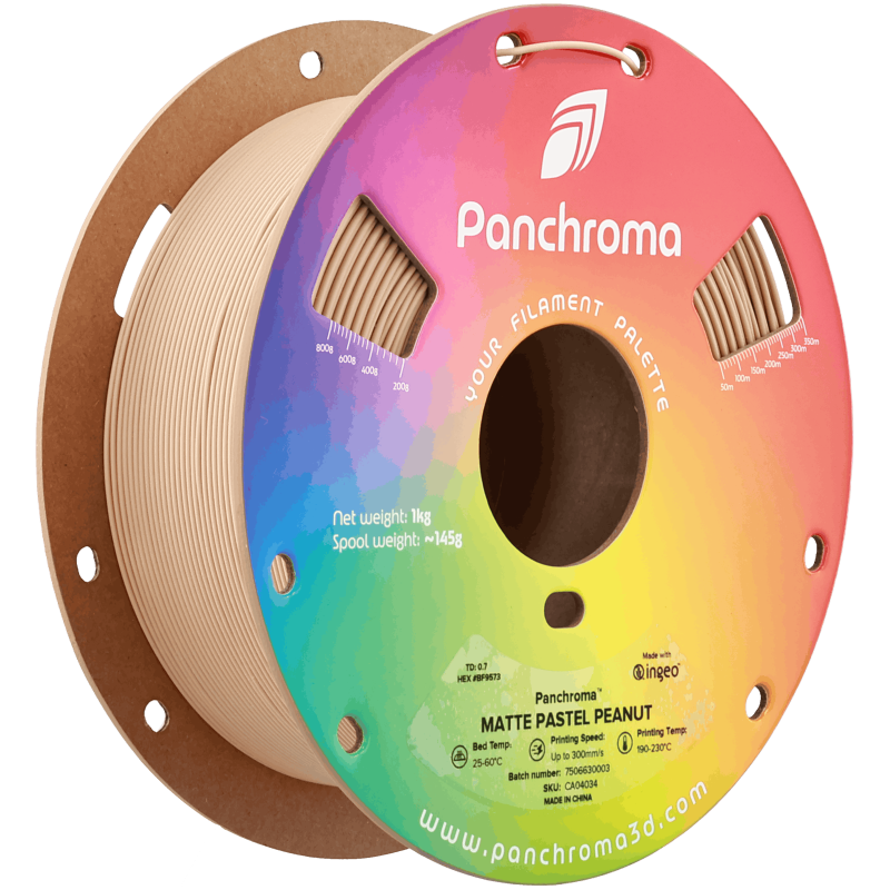 Polymaker Panchroma™ PLA Matte Pastel Peanut Filament Polymaker Panchroma™ PLA Matte Pastel Peanut Filament