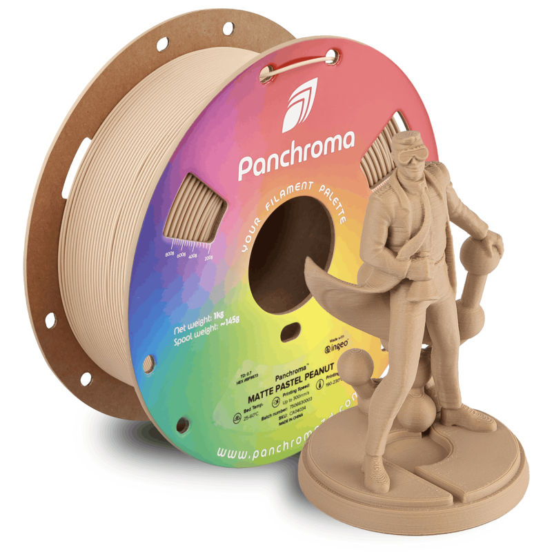 Polymaker Panchroma™ PLA Matte Pastel Peanut Filament Polymaker Panchroma™ PLA Matte Pastel Peanut Filament