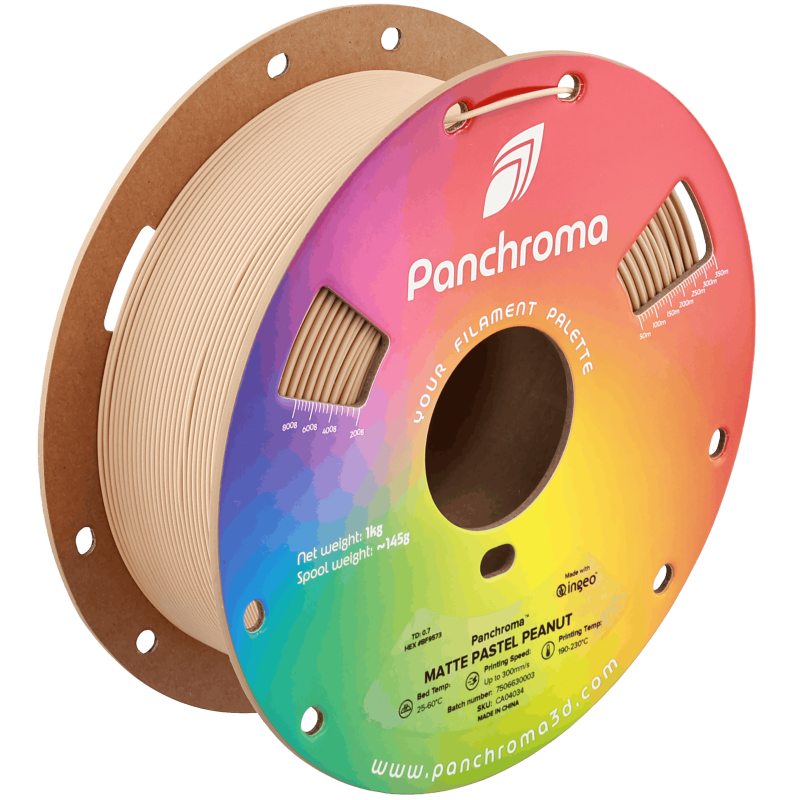 Polymaker Panchroma™ PLA Matte Pastel Peanut Filament Polymaker Panchroma™ PLA Matte Pastel Peanut Filament