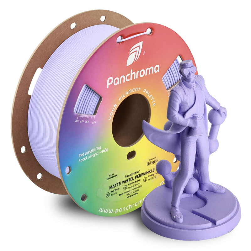 Polymaker Panchroma™ PLA Matte Pastel Periwinkle Filament Polymaker Panchroma™ PLA Matte Pastel Periwinkle Filament