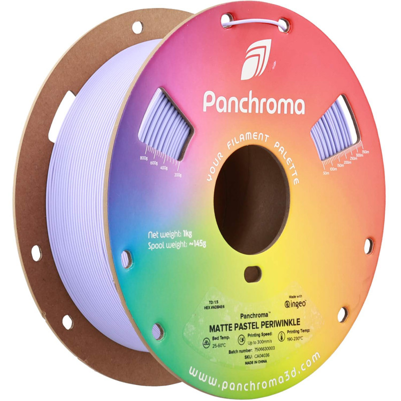 Polymaker Panchroma™ PLA Matte Pastel Periwinkle Filament Polymaker Panchroma™ PLA Matte Pastel Periwinkle Filament
