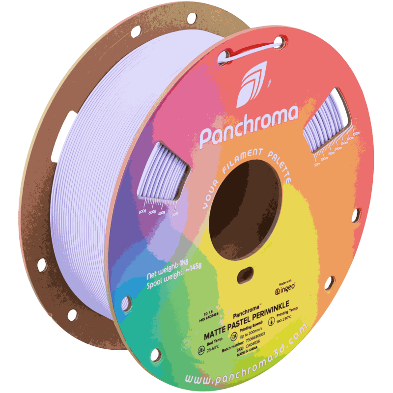 Polymaker Panchroma™ PLA Matte Pastel Periwinkle Filament Polymaker Panchroma™ PLA Matte Pastel Periwinkle Filament