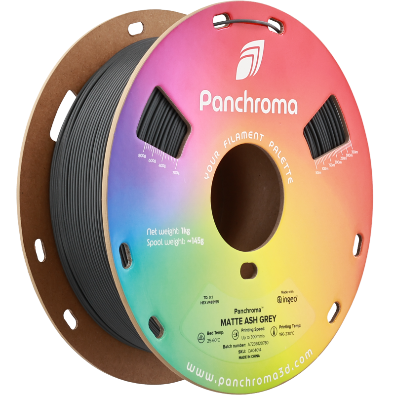 Polymaker Panchroma™ PLA Matte Ash Grey Filament Polymaker Panchroma™ PLA Matte Ash Grey Filament
