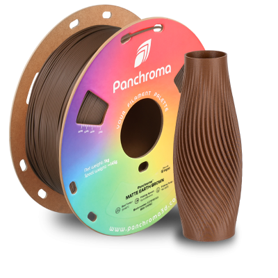 Polymaker Panchroma™ PLA Matte Earth Brown Filament Polymaker Panchroma™ PLA Matte Earth Brown Filament