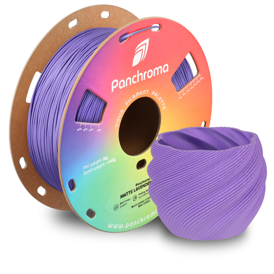 Polymaker Panchroma™ PLA Matte Lavender Purple Filament Polymaker Panchroma™ PLA Matte Lavender Purple Filament
