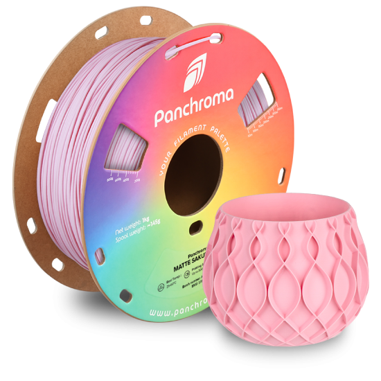 Polymaker Panchroma™ PLA Matte Sakura Pink Filament Polymaker Panchroma™ PLA Matte Sakura Pink Filament