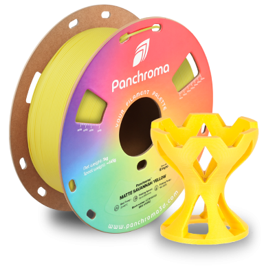 Polymaker Panchroma™ PLA Matte Savannah Yellow Filament Polymaker Panchroma™ PLA Matte Savannah Yellow Filament