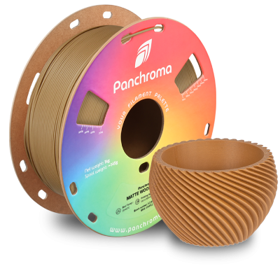 Polymaker Panchroma™ PLA Matte Wood Brown Polymaker Panchroma™ PLA Matte Wood Brown
