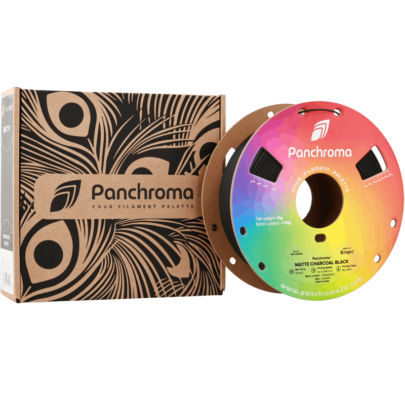 Polymaker Panchroma™ PLA Matte Charcoal Black Filament Polymaker Panchroma™ PLA Matte Charcoal Black Filament