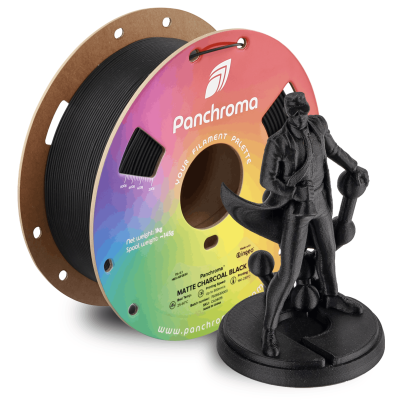 Polymaker Panchroma™ PLA Matte Charcoal Black Filament Polymaker Panchroma™ PLA Matte Charcoal Black Filament