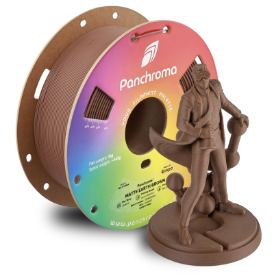 Polymaker Panchroma™ PLA Matte Earth Brown Filament Polymaker Panchroma™ PLA Matte Earth Brown Filament