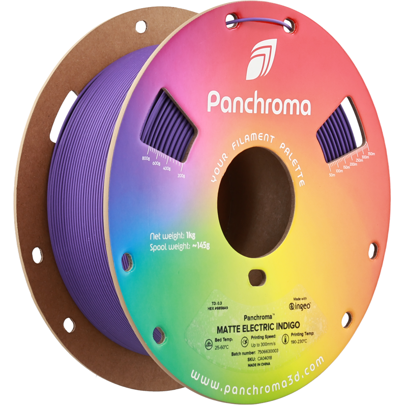 Polymaker Panchroma™ PLA Matte Electric Indigo Polymaker Panchroma™ PLA Matte Electric Indigo