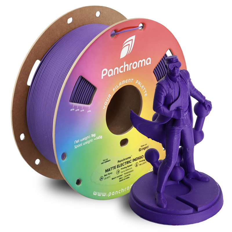 Polymaker Panchroma™ PLA Matte Electric Indigo Polymaker Panchroma™ PLA Matte Electric Indigo