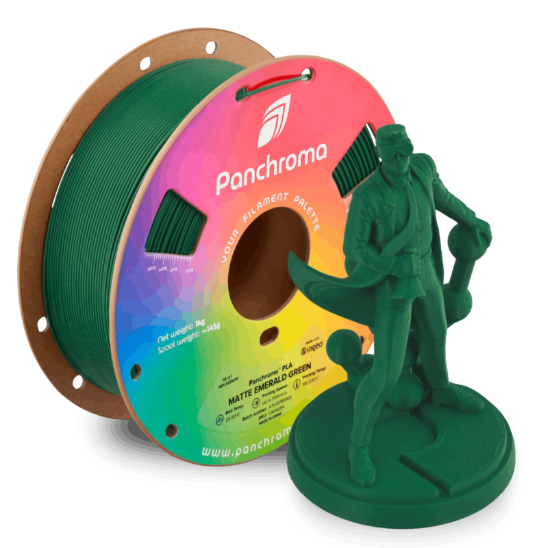 Polymaker Panchroma™ PLA Matte Emerald Green Polymaker Panchroma™ PLA Matte Emerald Green