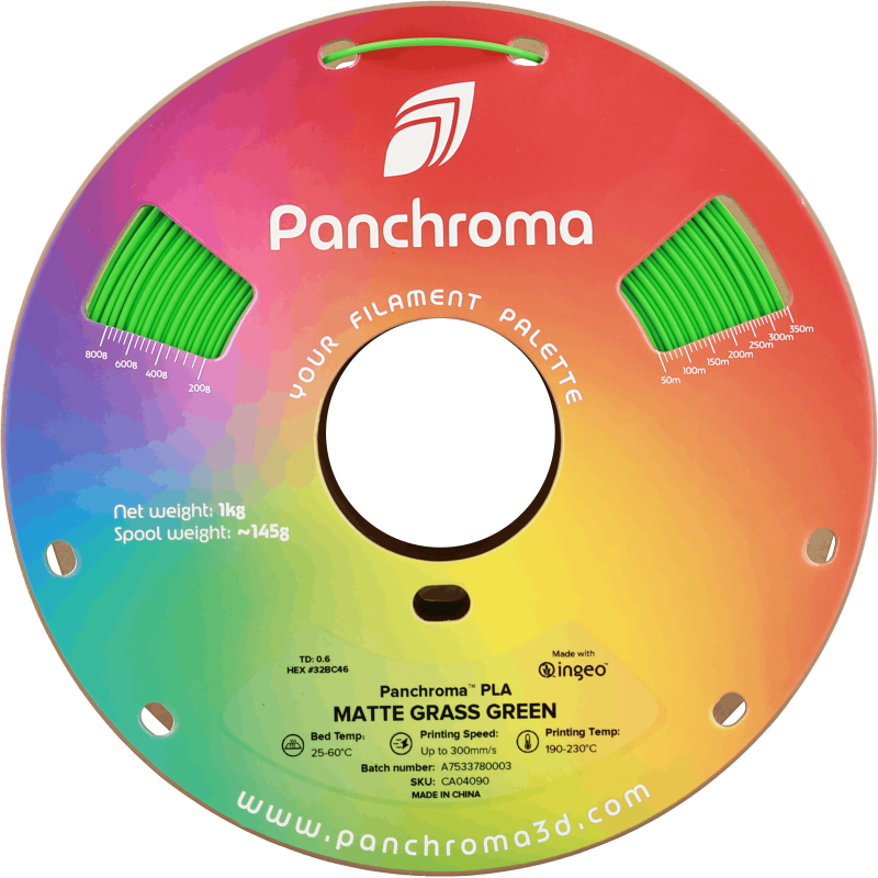 Polymaker Panchroma™ PLA Matte Grass Green Polymaker Panchroma™ PLA Matte Grass Green