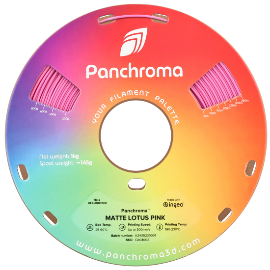 Polymaker Panchroma™ PLA Matte Lotus Pink Polymaker Panchroma™ PLA Matte Lotus Pink