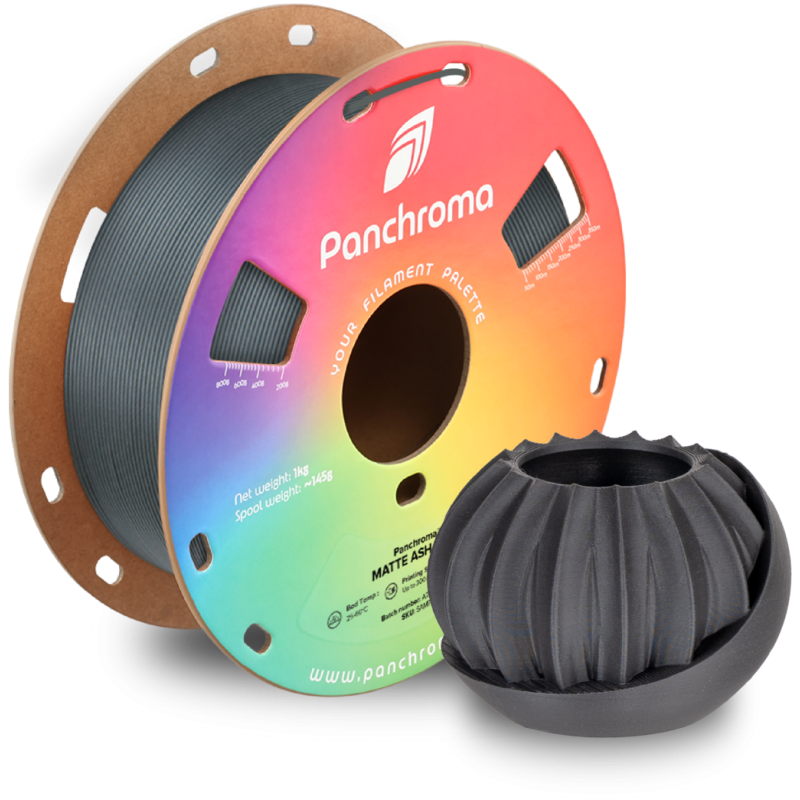 Polymaker Panchroma™ PLA Matte Ash Grey Filament