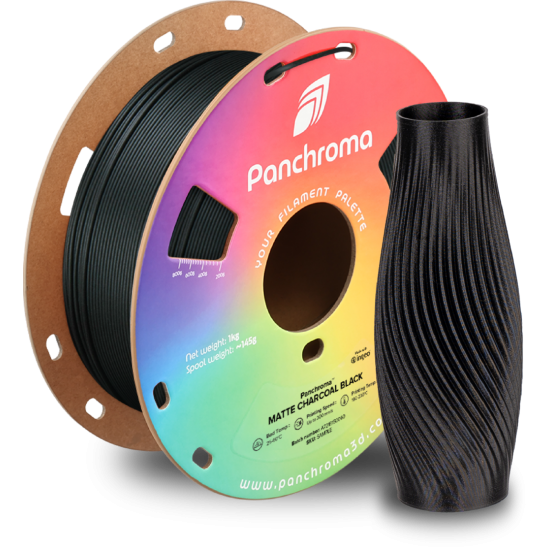Polymaker Panchroma™ PLA Matte Charcoal Black Polymaker Panchroma™ PLA Matte Charcoal Black