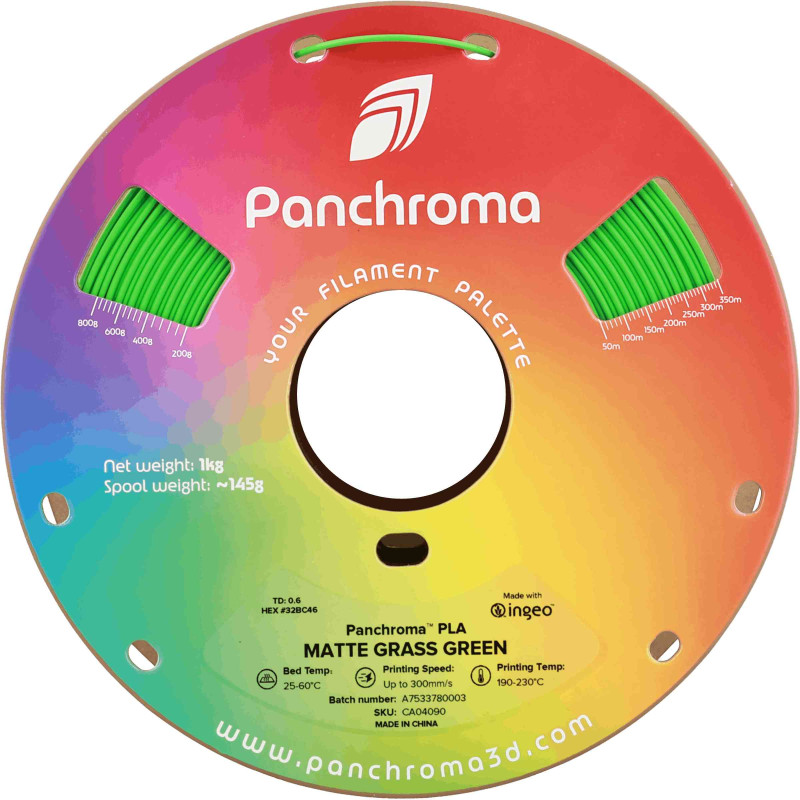 Polymaker Panchroma™ PLA Matte Grass Green Polymaker Panchroma™ PLA Matte Grass Green