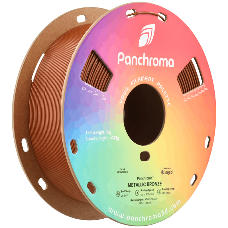Polymaker Panchroma™ PLA Metallic Bronze Polymaker Panchroma™ PLA Metallic Bronze