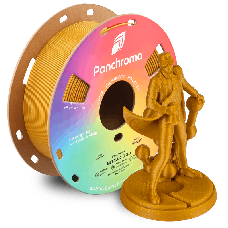 Polymaker Panchroma™ PLA Metallic Gold Polymaker Panchroma™ PLA Metallic Gold