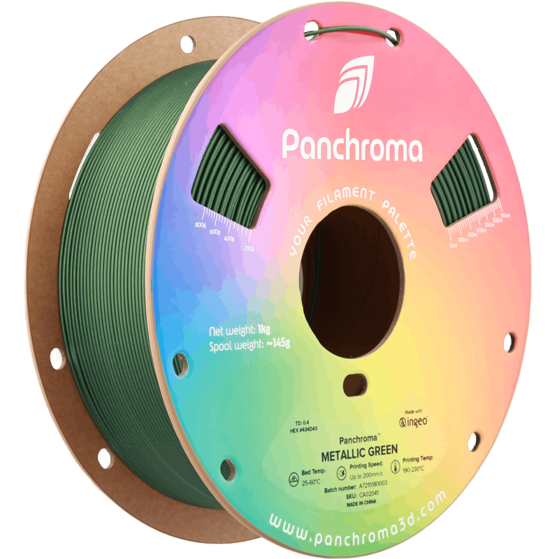 Polymaker Panchroma™ PLA Metallic Green Polymaker Panchroma™ PLA Metallic Green