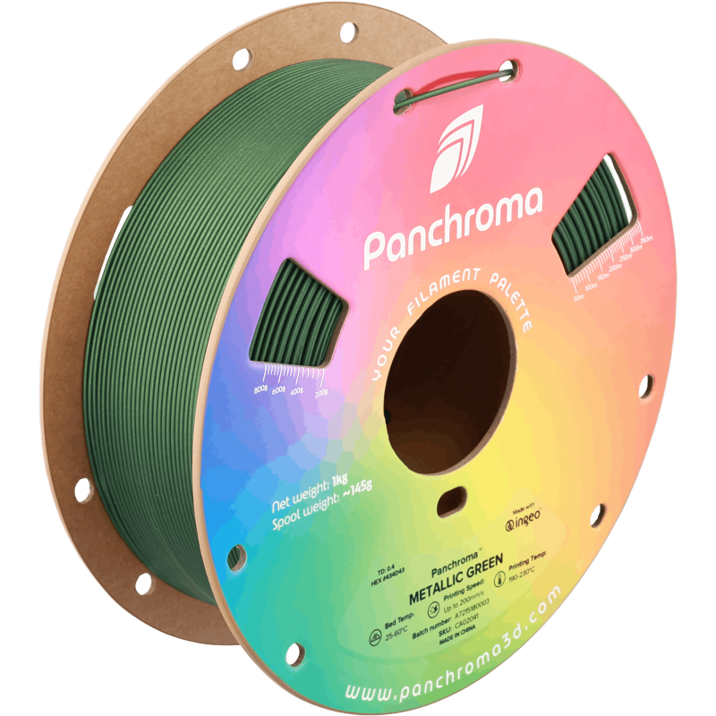 Polymaker Panchroma™ PLA Metallic Green Polymaker Panchroma™ PLA Metallic Green