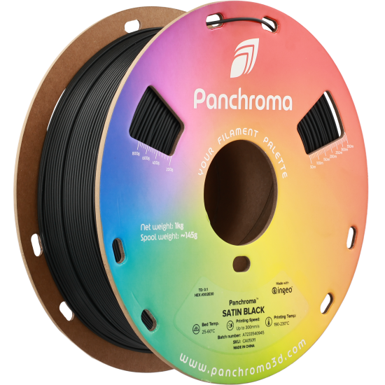 Polymaker Panchroma™ PLA Satin Black Polymaker Panchroma™ PLA Satin Black