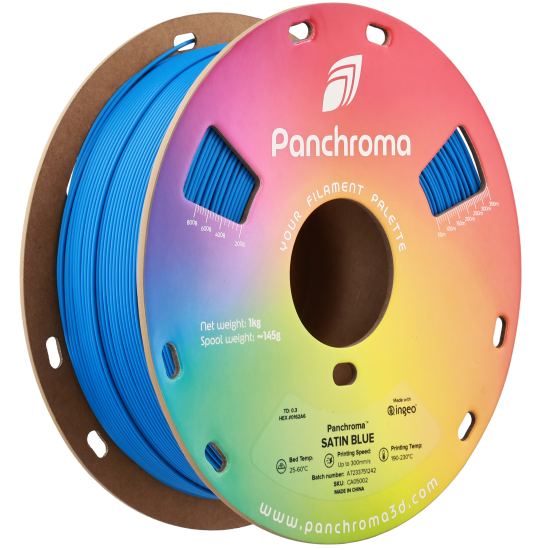 Polymaker Panchroma™ PLA Satin Blue Filament Polymaker Panchroma™ PLA Satin Blue Filament