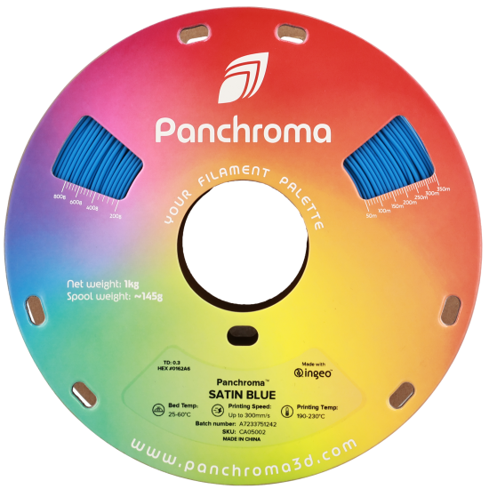 Polymaker Panchroma™ PLA Satin Blue Filament Polymaker Panchroma™ PLA Satin Blue Filament