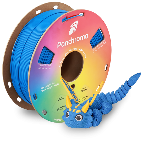 Polymaker Panchroma™ PLA Satin Blue Filament Polymaker Panchroma™ PLA Satin Blue Filament