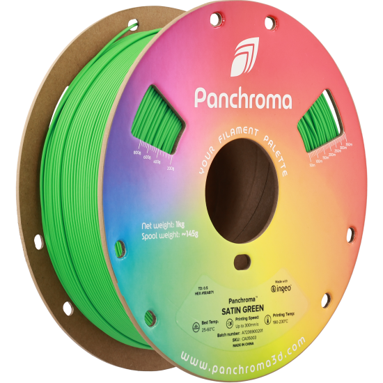 Polymaker Panchroma™ PLA Satin Green Filament Polymaker Panchroma™ PLA Satin Green Filament