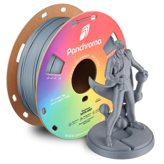Polymaker Panchroma™ PLA Satin Grey Filament Polymaker Panchroma™ PLA Satin Grey Filament