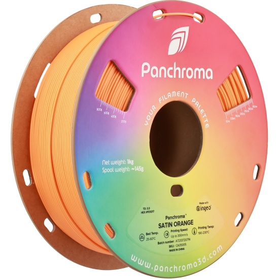 Polymaker Panchroma™ PLA Satin Orange Filament Polymaker Panchroma™ PLA Satin Orange Filament