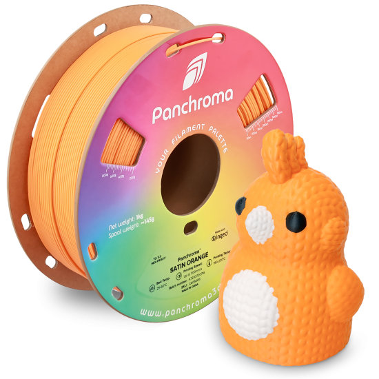 Polymaker Panchroma™ PLA Satin Orange Filament Polymaker Panchroma™ PLA Satin Orange Filament