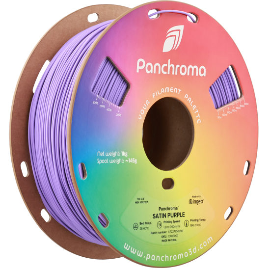 Polymaker Panchroma™ PLA Satin Purple Filament Polymaker Panchroma™ PLA Satin Purple Filament