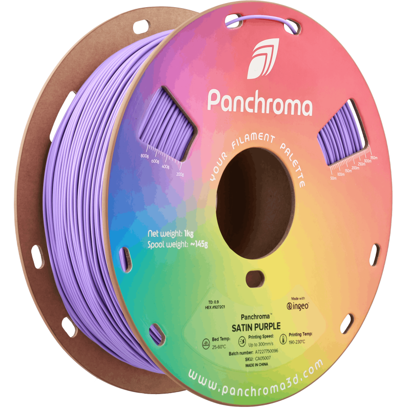 Polymaker Panchroma™ PLA Satin Purple Filament Polymaker Panchroma™ PLA Satin Purple Filament