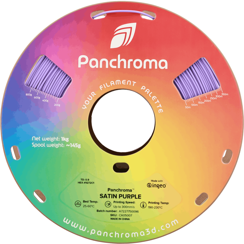 Polymaker Panchroma™ PLA Satin Purple Filament Polymaker Panchroma™ PLA Satin Purple Filament