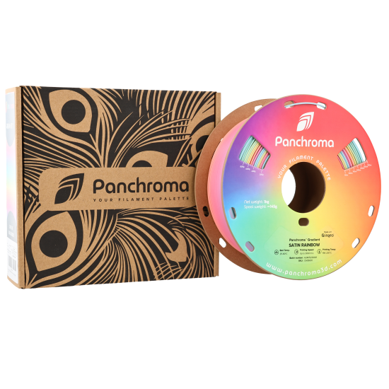 Polymaker Panchroma™ PLA Gradient Satin Rainbow Filament Polymaker Panchroma™ PLA Gradient Satin Rainbow Filament