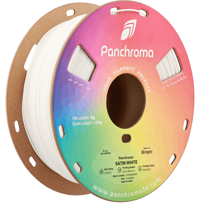 Polymaker Panchroma™ PLA Satin White Polymaker Panchroma™ PLA Satin White