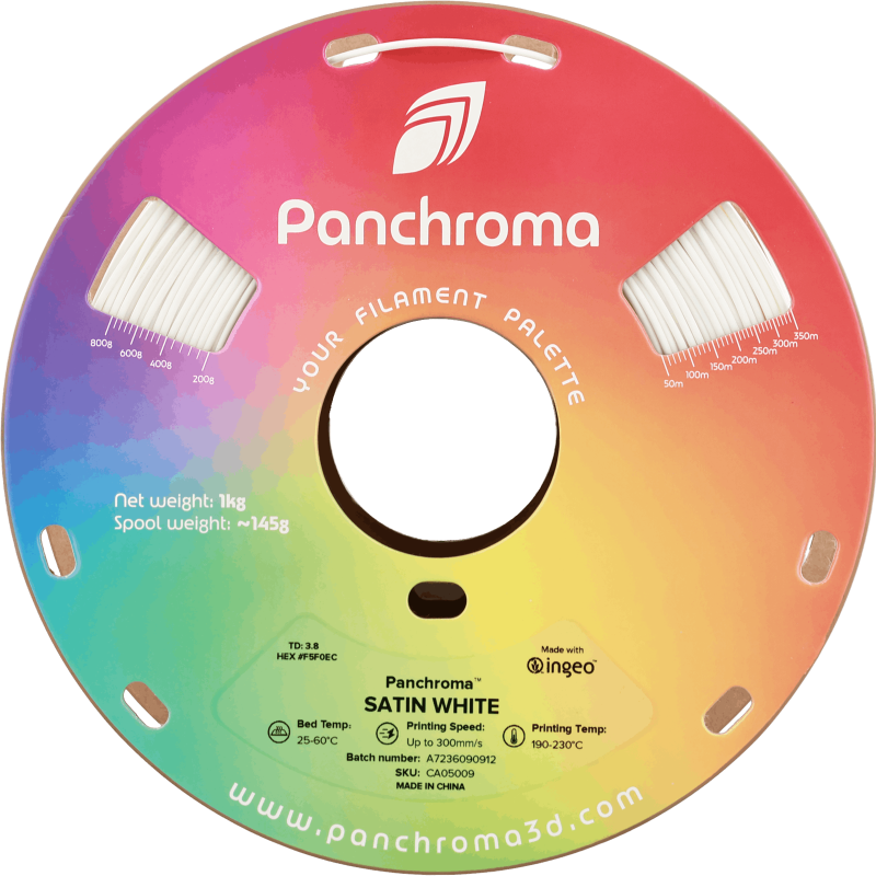 Polymaker Panchroma™ PLA Satin White Polymaker Panchroma™ PLA Satin White